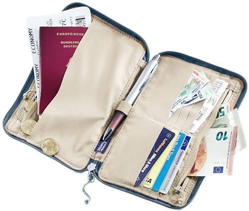 Deuter Unisex Blue Safe and Organized On The Go Travel Wallet