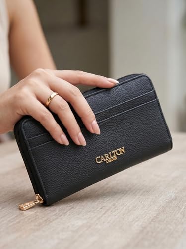 Carlton London Women Wallet,Black,Free Size