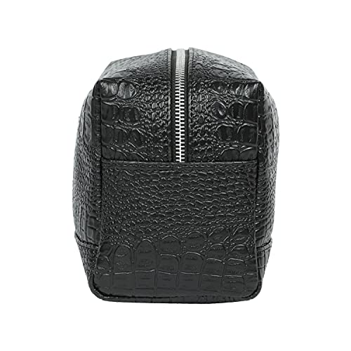 Bagsy Malone Stylish Vegan Leather Multipurpose Pouch (Black)