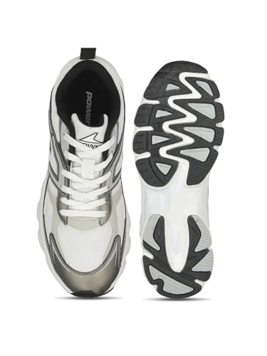 Power Women Sports Lace Up Shoes - White (6Uk)