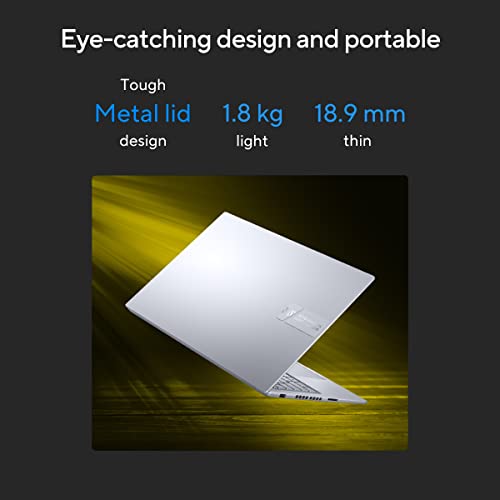 ASUS Vivobook 16X, 16" FHD+ (1920 x 1200), Intel Core i5-13420H, (16GB RAM/512GB SSD/RTX 3050/Windows 11/M365 Basic (1Year)*/Office Home 2024/Cool Silver/1.80 kg), K3605VC-RP413WS