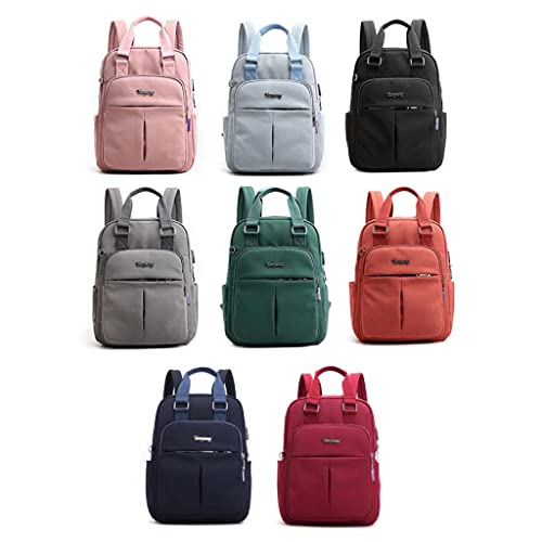 FABLOFT Women Laptop Backpack Lightweight Causal Outdoor Tote Bag Daypack Red