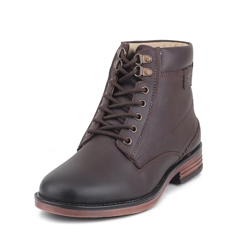 Red Chief Ankle Casual Laceup Shoes for Men | Brown UK08