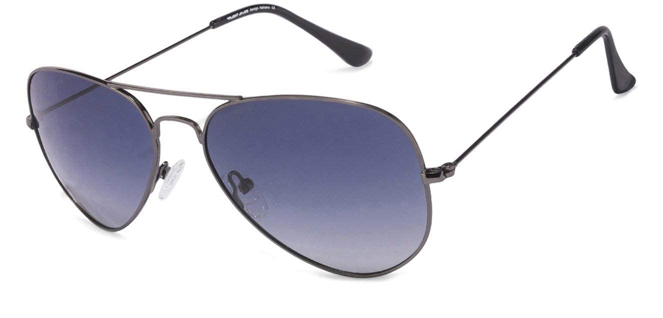 Vincent Chase By Lenskart | Full Rim Aviator Branded Latest and Stylish Sunglasses | Polarized and 100% UV Protected | Men & Women | Medium | VC 5158/P