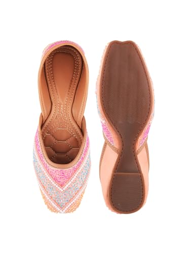 SilverArrow Women's Ember Glow Jutti Pink 5 UK