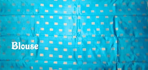 SREE KUMARAN Women's Kanchipuram Kubera Silk Pure Pattu Sarees With Blouse (VSK271-6)