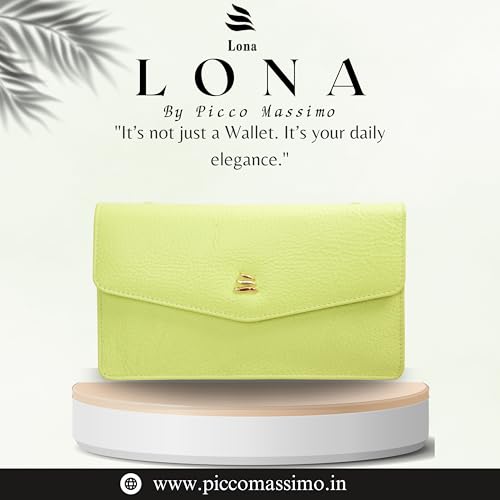 Lona Premium Minimalist Leather Clutch – Envelope Silhouette with Subtle Chain Detailing for Modern Elegance