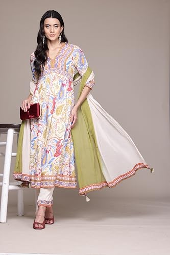 Aarke Ritu Kumar Ecru Saphira Kurta with Pant and Dupatta