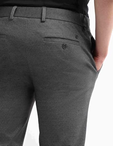 Super Slim Fit Textured Trousers