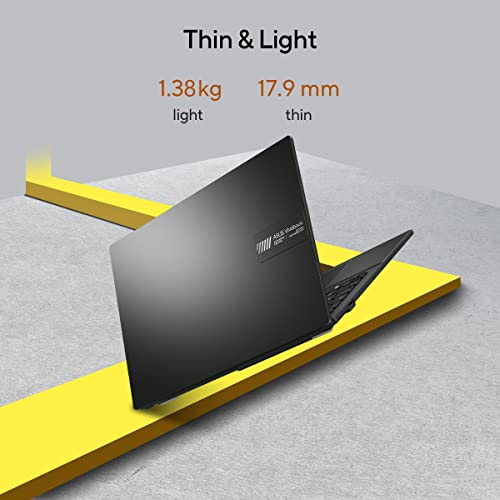 ASUS Vivobook Go 14, AMD Ryzen 3 7320U, 8GB RAM, 512GB SSD, FHD 14", Windows 11, Office Home 2024, Mixed Black, 1.38 kg, E1404FA-NK3325WS, AMD Radeon iGPU, M365 Basic (1Year)*, Thin & Light Laptop