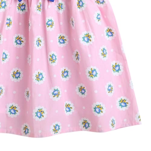 Hopscotch Baby Girls Knee Length Casual Dresses in Pink Color for Ages (18-24 Months)