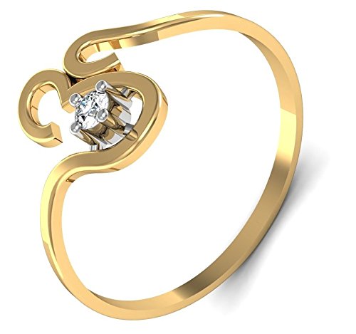 Avsar New Collection 18K (750) Yellow Gold and Diamond Ring
