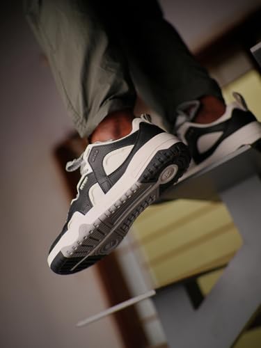 XTEP Skateboarding Shoes for Men's| Lightweight Canvas Sneakers with Strong Grip | Fashionable Street Style Footwear
