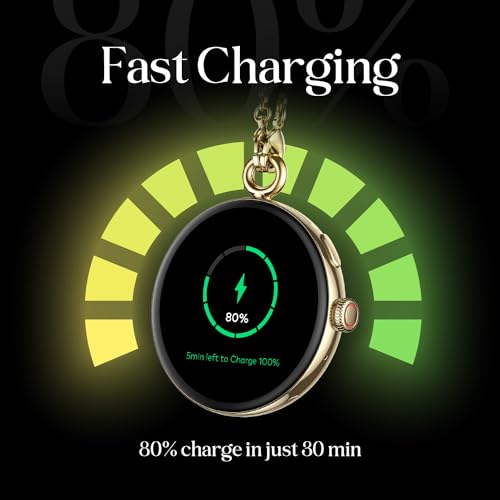 itel Unicorn Smartwartch with Single chip BT Calling, 1.43" AMOLED Display, 500 Nits Brightness, Rotating Crown, IP68 Waterproof, 200+ Watch Faces, 100% Charging Approx 70 mins (Champagne Gold)