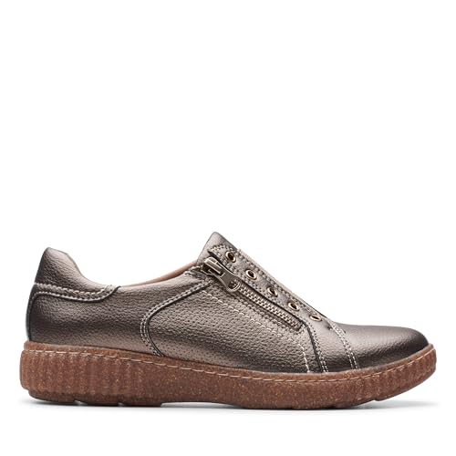 Clarks Women's Caroline Janna, Bronze Metallic, 8
