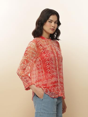 Label RITU KUMAR Coral Printed Shirt