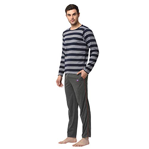 Mack JONNEY Regular fit Multicolor Mens Night Suits(Pack of 1) MACK635952