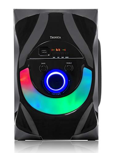 TRONICA BT555 4.1 Home Theater System with Bluetooth/FM/USB/Aux/TV Support & Remote Control Home Dj Night, Extra Base Wireless Amplifier, Bluetooth Multimedia Speaker (6inches Woofer 90W Output)