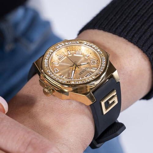 Guess Analog Gold Dial Women's Watch-GW0617L5