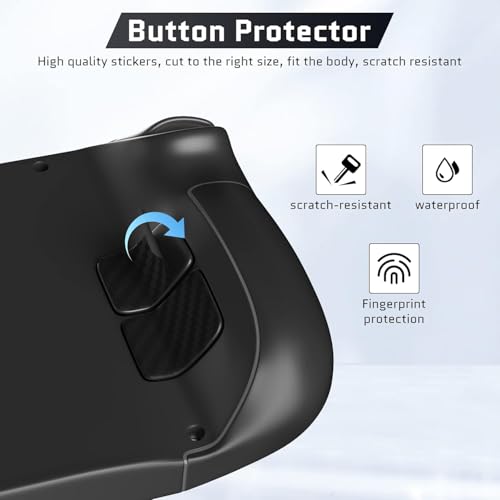 New World Dust Proof Kit for Steam Deck, Protective Accessories for Steam Deck with Protective Sticker, Dust Plugs, Dust Cover, Rocker Caps, Accessories for Steam deck