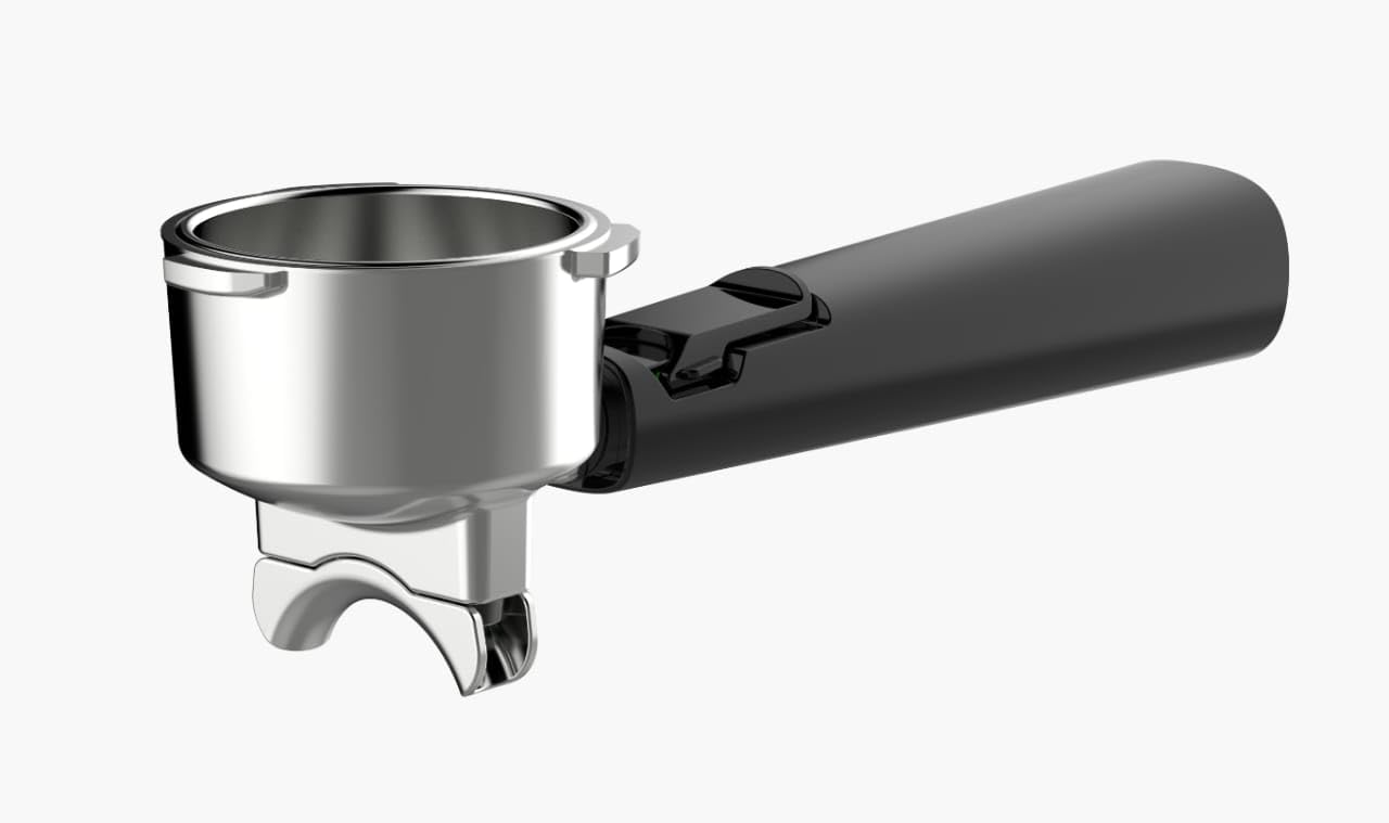 Rossmann Espresso Coffee Maker, 20 Bar Pressure Italian Ulka Pump, 1350 Watts Quick Heating Thermo Block, Easy to Use Touch Screen with 4 in 1 Funtions,1.5 Lit Water Tank, SS Frothing Wand.