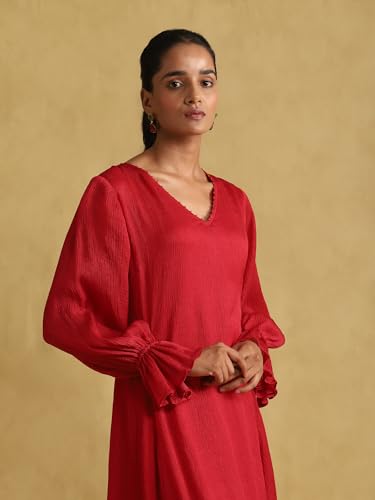 Ritu Kumar Pink Solid Dress