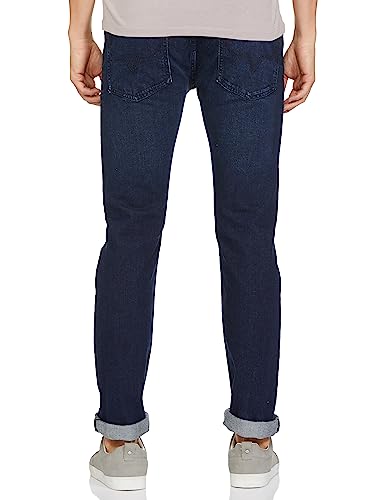 Pepe Jeans Men's Mid Rise Slim Fit Jeans Dark Blue
