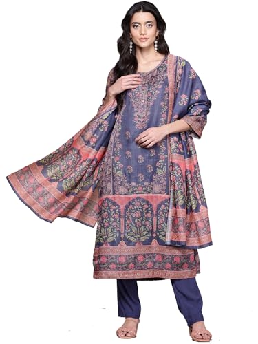 Aarke Ritu Kumar Blue Shobhika Kurta with Pant and Dupatta