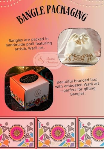 Swara Creations Kashmiri Ghungroo Raindrop Bangles Multi Colour Combo set