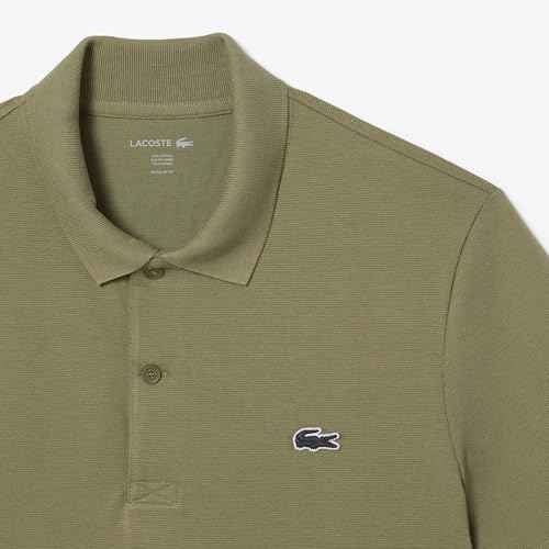 Lacoste Men's Regular Fit Polo Shirt (DH5522BMY_Khaki Green