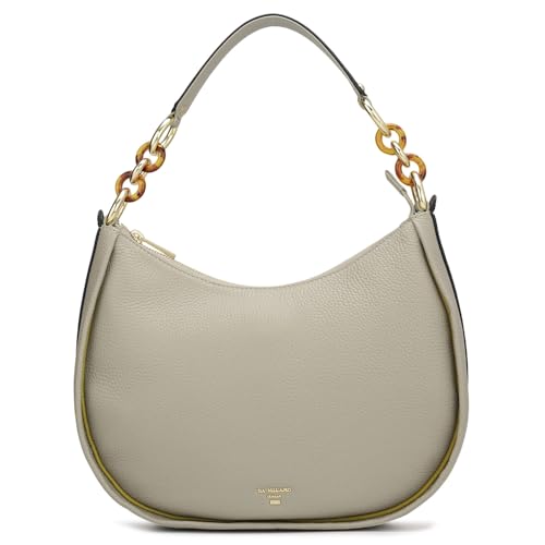 Da Milano Genuine Leather Green Hobo (Small)