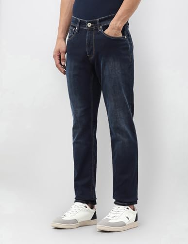 U.S. Polo Assn. Denim Co. Men's Brandon Slim Tapered Fit Blue Jeans (UDJEN1832_Blue_40)