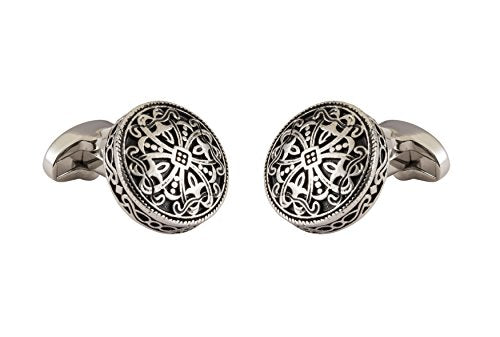 Knighthood Silver Engraving Exclusive Cufflinks for Men