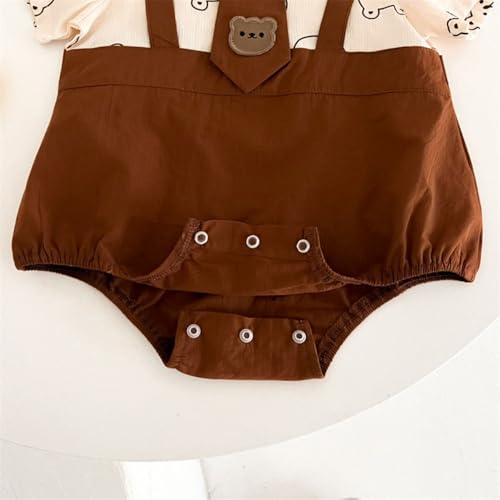 Hopscotch Baby Boys Cotton Bodysuit in Cream Color For Ages (3-6 Months)