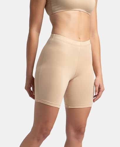 Jockey Women's Super Combed Cotton Elastane Stretch Shorties with Inner Waistband & StayFresh Technology_Style_1529_Skin_L
