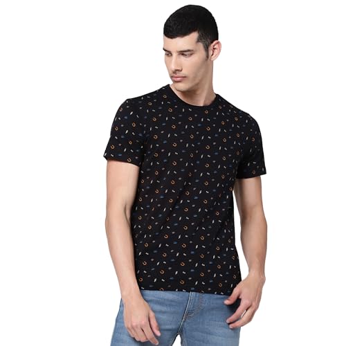 Lee Men's Slim T-Shirt (LMTS002060_Black 2XL)
