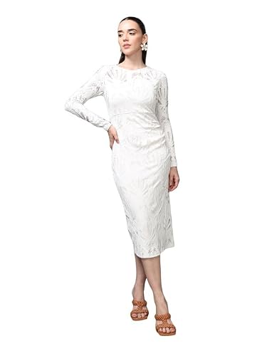 Kazo Piccadilly Midi Dress (White_XS)
