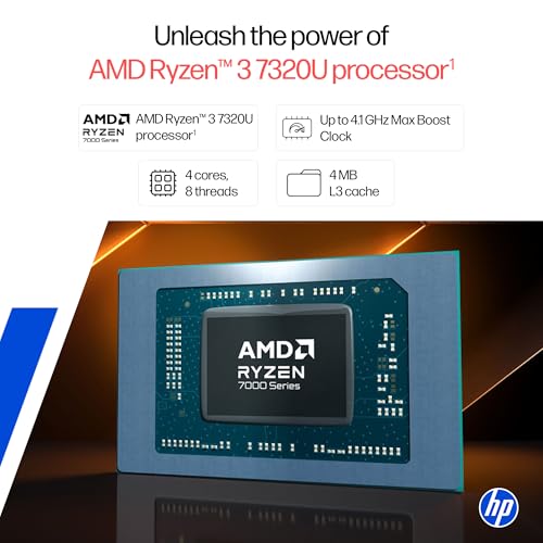 HP 15, AMD Ryzen 3 7320U (8GB LPDDR5, 512GB SSD) FHD, Anti-Glare, Micro-Edge, 15.6''/39.6cm, Win11, M365 Basic(1yr)* Office24, Silver, 1.59kg, fc0500AU, FHD Camera w/Privacy Shutter Laptop