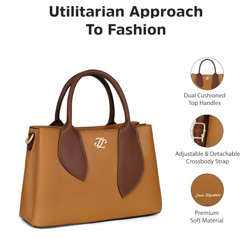 Lavie Signature Women's Sabria Satchel Bag | Satchel Handbag for Work | Ladies Purse | Stylish Shoulder Bag | Gift for Women