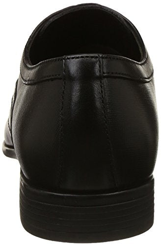 Hush Puppies Men Swanky Derby Black Leather Formal Shoes-6 (8246743060_8246743)