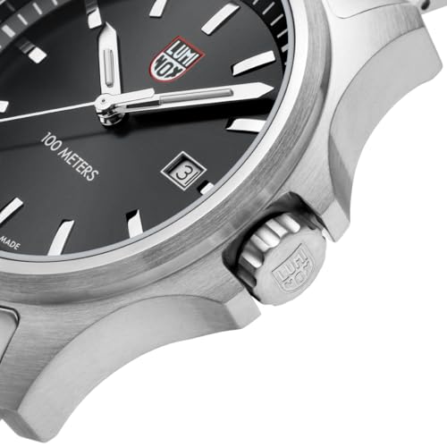 Luminox - Dress Field - Mens Field Watch - Watches for Men - 43mm - Swiss Quartz - 100M Water Resistant - Sapphire Crystal - Stainless Steel Case - Always Visible - Swiss Made, X3.BE21