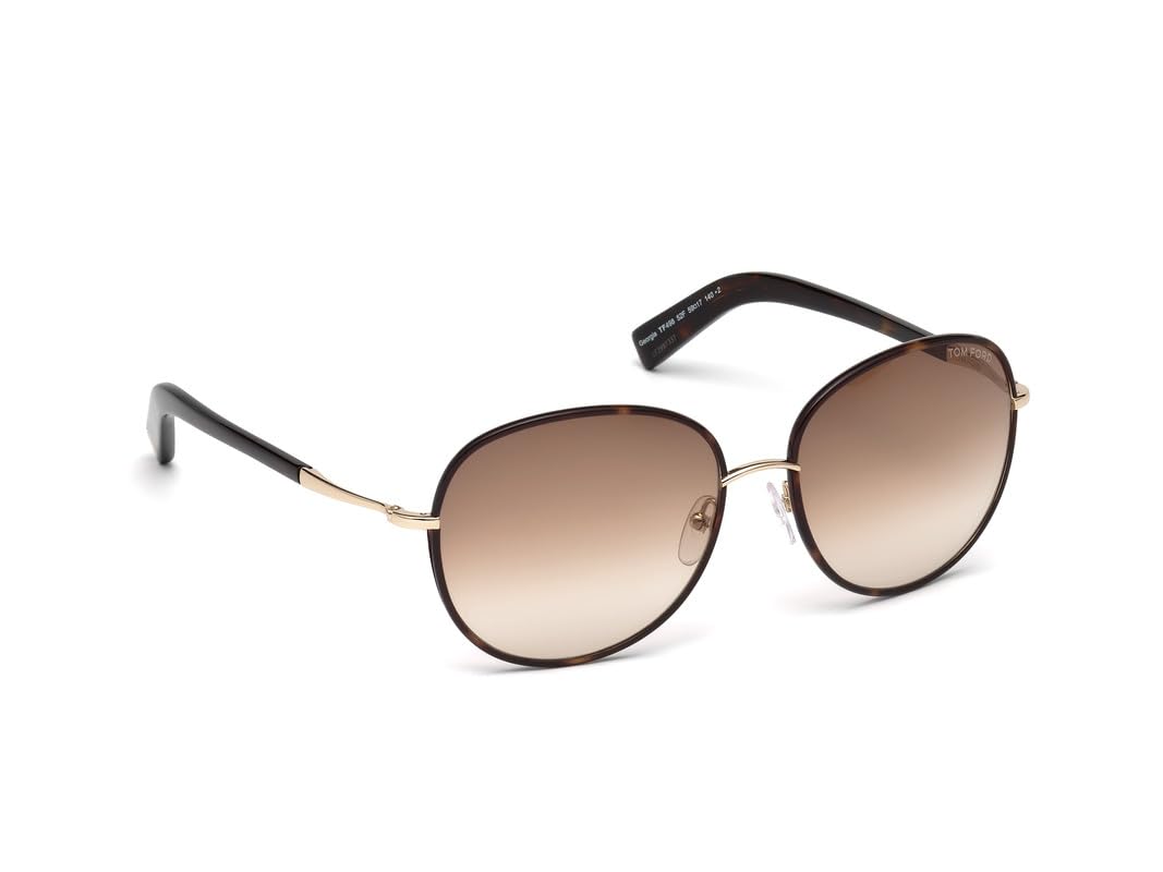 Tom Ford UV Protected Brown Geometric Full rim Sunglasses for Women - FT0498 59 52F
