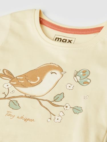 Max Girls Printed T-Shirt - Pack of 3 (Multicolour_18-24 M)