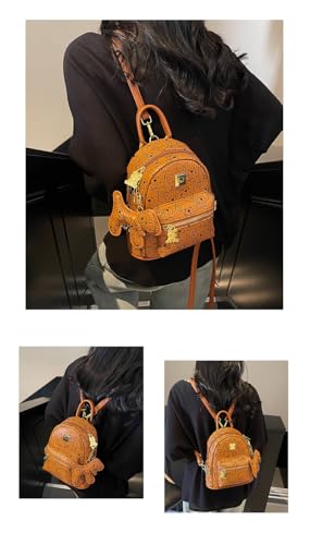 FENSIR® Cute Bear Print Backpack | Fashionable & Versatile Shoulder Bag for College Students