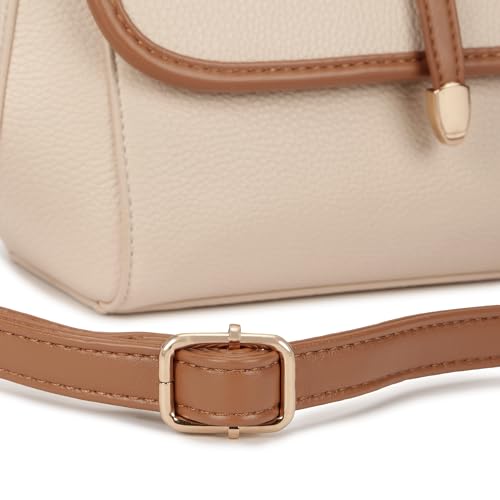 Fastrack Orbit Flap Sling | Faux-Leather Women’s Sling Bag | Spacious Compartment & Detachable Strap for Daily Use
