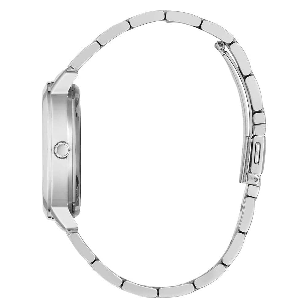 GUESS Stainless Steel Analog Silver Dial Women Watch-Gw0300L1, Silver Band