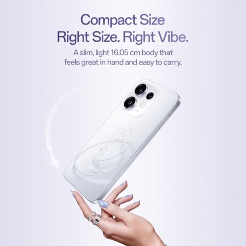 Oppo Reno16 5G (Twilight Violet, 12GB, 256GB) | 50MP 3.5X Telephoto Camera | 4K 60fps HDR Video | AI Remix Collage | Snapdragon 7 Gen 4 | 6700mAh 80W SUPERVOOC | ColorOS 16 | IP69K