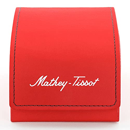 Mathey-Tissot Men’s Watch – Swiss Quartz Movement, Multi-Function Dial, Precision Timekeeping, Durable Construction, Everyday Style, Casual and Functional Timepiece for Men, DARK SILVER, 22MM, Mathey