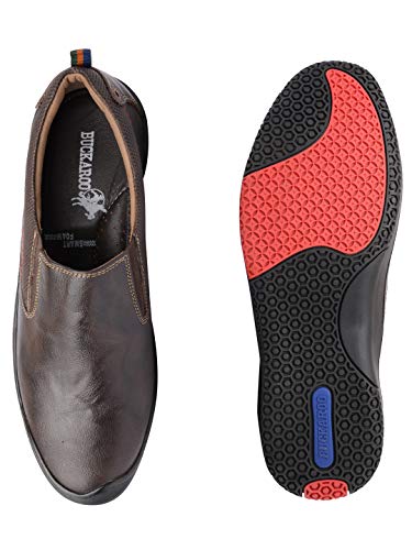 Buckaroo Genuine Leather Brown Casual Shoes for Men: KARWAN New