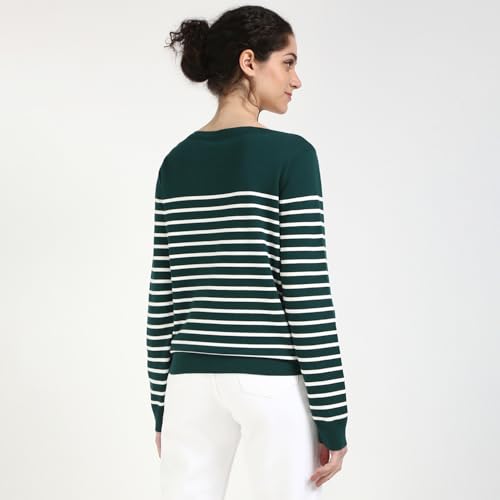 Tommy Hilfiger Womens Green Color Sweater (XS)